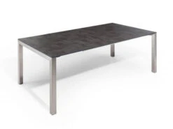 Doppel-Ausziehtisch Sydney Edelstahl HPL 200-250-300x100cm -Gartenmöbel Verkäufe edelstahl hpl doppel ausziehtisch sydney ausgezogen 1 627x627