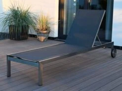 Edelstahl Gartenliege Palladium Silvergrey 11 Edelstahl Gartenliege Palladium Silvergrey -Gartenmöbel Verkäufe edelstahl rollenliege palladium ambientebild 627x627