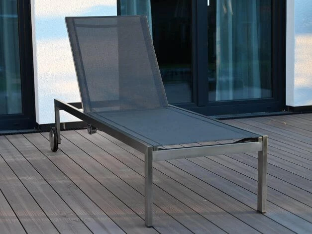 Edelstahl Gartenliege Palladium Easy Lift Silvergrey 8 Edelstahl Gartenliege Palladium Easy Lift Silvergrey – Bild 6