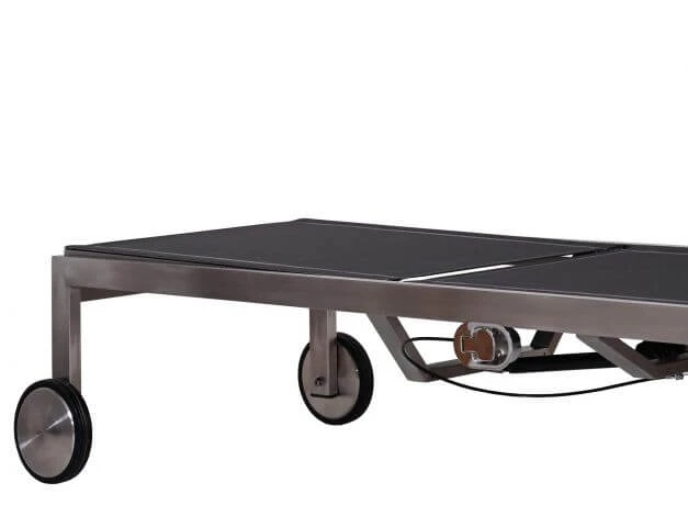 Edelstahl Gartenliege Palladium Easy Lift Silvergrey 5 Edelstahl Gartenliege Palladium Easy Lift Silvergrey – Bild 3