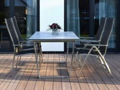 Edelstahl Stapelsessel Palladium Highback Silvergrey -Gartenmöbel Verkäufe edelstahl stapelsessel palladium highback ambientebild 2 627x627