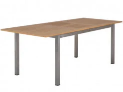 Edelstahl Teak Ausziehtisch Valis 240/310x100cm