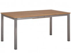 Edelstahl Teak Ausziehtisch Valis 160/210x90cm -Gartenmöbel Verkäufe edelstahl teak gartentisch ausziehbar emerald 627x627 1