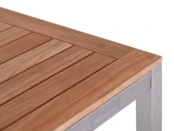 Edelstahl Teakholz Gartentisch Serie Livigno 7 Edelstahl Teakholz Gartentisch Serie Livigno -Gartenmöbel Verkäufe edelstahl teak gartentisch livigno detailbild 2 627x627