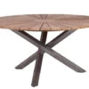 Edelstahl Teak Gartentisch Rhodium Ø134cm -Gartenmöbel Verkäufe edelstahl teakholz gartentisch rhodium 150cm 627x627