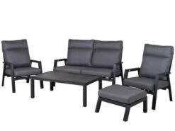 Loungeset Alu Providence 5-teilig Funktional