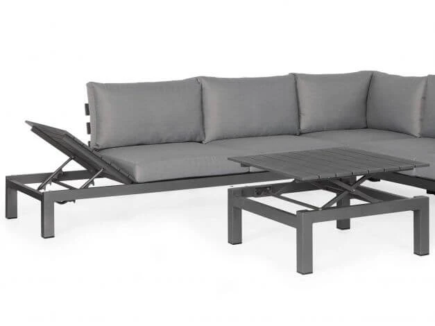 Lounge Möbel Set Aluminium Atlantic Armlehne Links 4 Lounge Möbel Set Aluminium Atlantic Armlehne Links – Bild 2