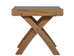 Teakholz Fußhocker Miami Mit Outdoorgewebe -Gartenmöbel Verkäufe fusshocker miami teakholz outdoorgewebe 2 627x627