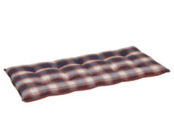 Gartenbankauflage Blau-rot-kariert 110cm
