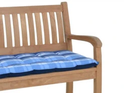 Gartenbankauflage Blau-beige-kariert 110cm -Gartenmöbel Verkäufe gartenbank auflage blau weiss kariert 627x627