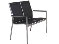 Edelstahl 2-Sitzer Bank Palladium Silvergrey 10 Edelstahl 2-Sitzer Bank Palladium Silvergrey -Gartenmöbel Verkäufe gartenbank edelstahl palladium 2 sitzer seitenansicht 627x627