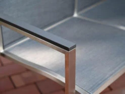 Edelstahl 3-Sitzer Bank Palladium Silvergrey 12 Edelstahl 3-Sitzer Bank Palladium Silvergrey -Gartenmöbel Verkäufe gartenbank edelstahl palladium detailbild 627x627