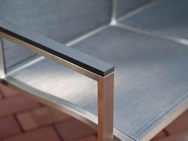 Edelstahl 3-Sitzer Bank Palladium Silvergrey 7 Edelstahl 3-Sitzer Bank Palladium Silvergrey – Bild 5