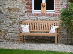 Teakholz Garten Bank Lugana 150cm 3-Sitzer 8 Teakholz Garten Bank Lugana 150cm 3-Sitzer -Gartenmöbel Verkäufe gartenbank wetterfest teakholz lugana 150cm 3 sitzer ambientebild 2 627x627