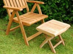 Gartenhocker Holz Teak Silfia 42x40cm -Gartenmöbel Verkäufe gartenhocker holz teak silfia im garten 627x627