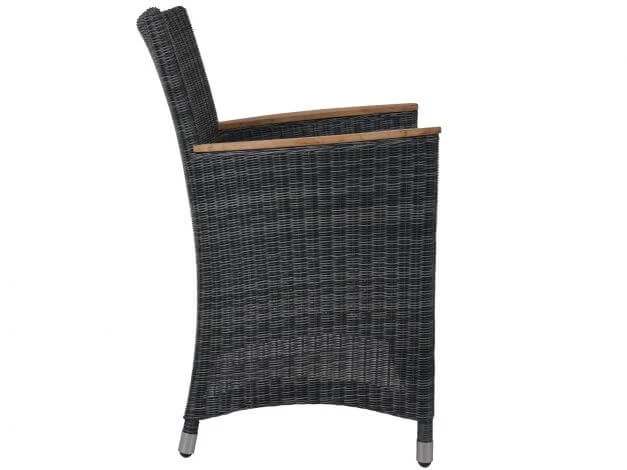 Gartensessel Polyrattan Long Island Stone 4 Gartensessel Polyrattan Long Island Stone – Bild 2