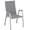 Kettler Gartenstuhl Stapelsessel Cirrus Silber|anthrazit-grau -Gartenmöbel Verkäufe gartenstuhl kettler cirrus silber anthrazit grau 627x627