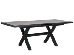 Ausziehtisch Toskana 160-200x90cm Keramik Light Stone Grey