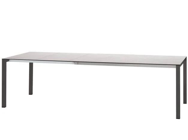 HPL Ausziehtisch Melago Edelstahl Anthrazit 160/220/280x100cm 3 HPL Ausziehtisch Melago Edelstahl Anthrazit 160/220/280x100cm
