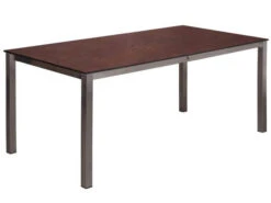 Gartentisch Edelstahl Willington 180x90cm HPL Ceramic Rusty