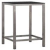 Gartentisch Edelstahl Stehtisch Barolo HPL 80x80cm