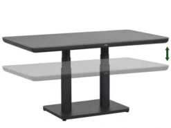 Lifttisch Fairfield 140x80cm Alu Sintered Stone 5 Lifttisch Fairfield 140x80cm Alu Sintered Stone -Gartenmöbel Verkäufe gartentisch hoehenverstellbar fairfield alu sintered stone 2 627x627