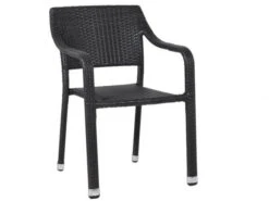 Bistro Geflecht Stapelstuhl Bielefeld Anthrazit