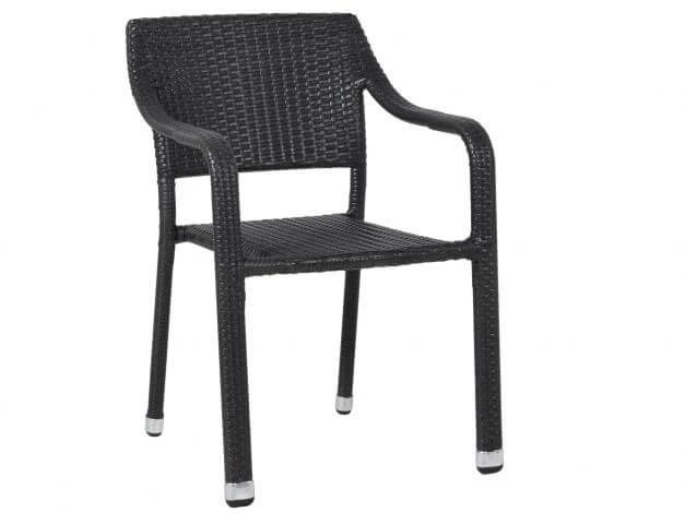 Bistro Geflecht Stapelstuhl Bielefeld Anthrazit 3 Bistro Geflecht Stapelstuhl Bielefeld Anthrazit
