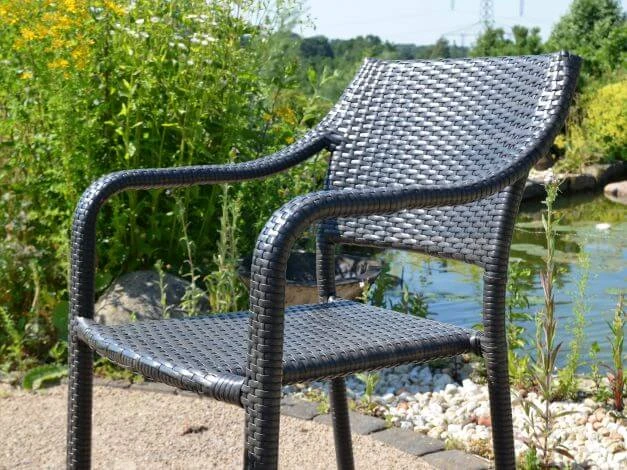 Bistro Geflecht Stapelstuhl Bielefeld Anthrazit 4 Bistro Geflecht Stapelstuhl Bielefeld Anthrazit – Bild 2