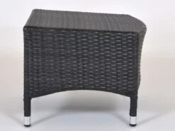 Geflecht Fußhocker Santa Monica Anthrazit 5 Geflecht Fußhocker Santa Monica Anthrazit -Gartenmöbel Verkäufe geflecht fusshocker santa monica seitenansicht 627x627