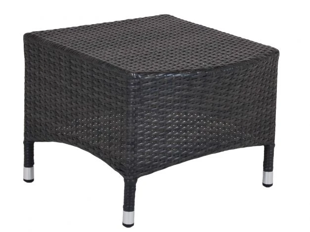 Geflecht Fußhocker Santa Monica Anthrazit 3 Geflecht Fußhocker Santa Monica Anthrazit