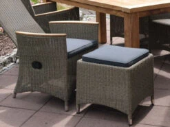 Polyrattan Gartenhocker Long Island Taupe 6 Polyrattan Gartenhocker Long Island Taupe -Gartenmöbel Verkäufe geflecht hocker long island taupe ambientebild 627x627