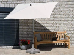 Sonnenschirm ALU-SMART 210x150cm Stoffqualität 2 -Gartenmöbel Verkäufe glatz alu smart easy rechteckig eckig 210x150cm 150 eggshell ambientebild 2 627x627