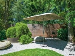 Sonnenschirm ALU-TWIST 240x240cm Stoffqualität 2 -Gartenmöbel Verkäufe glatz alu twist quadratisch ambientebild 627x627