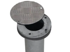 Bodenhülse M4 Stahl Verzinkt -Gartenmöbel Verkäufe glatz bodenhuelse m4 stahl verzinkt detailbild 627x627