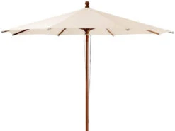 PIAZZINO Holz Sonnenschirm Ø350cm Eggshell