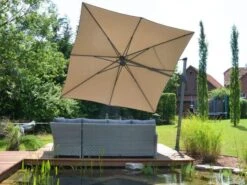 Ampelschirm SOMBRANO® S+ 300x300cm 151 Ash Gestell Graphitgrau 13 Ampelschirm SOMBRANO® S+ 300x300cm 151 Ash Gestell Graphitgrau -Gartenmöbel Verkäufe glatz sombrano dachneigung 627x627