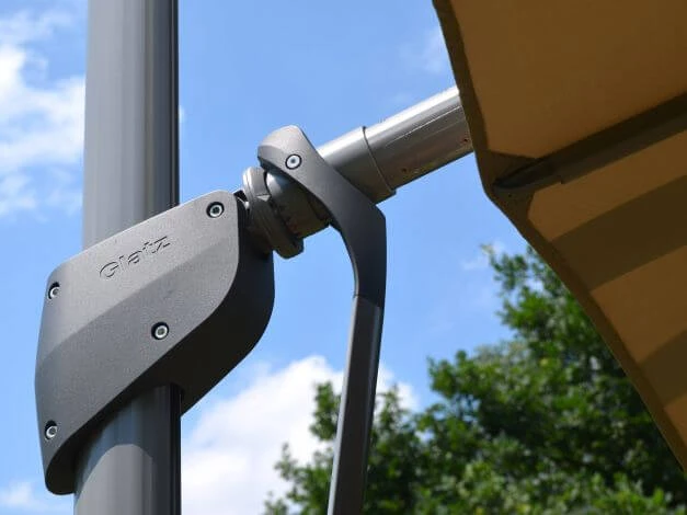 Ampelschirm SOMBRANO® S+ 300x300cm 151 Ash Gestell Graphitgrau 6 Ampelschirm SOMBRANO® S+ 300x300cm 151 Ash Gestell Graphitgrau – Bild 4