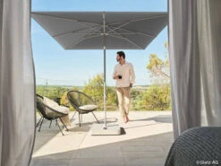 Sonnenschirm SMART Anthrazit Individual Stoffqualität 4 -Gartenmöbel Verkäufe glatz sonnenschirm smart ambientebild 627x627