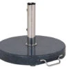 Schirmständer 35kg Granit Dunkelgrau Ø50cm -Gartenmöbel Verkäufe granit schirmstaender 35 kg rund anthrazit 627x627