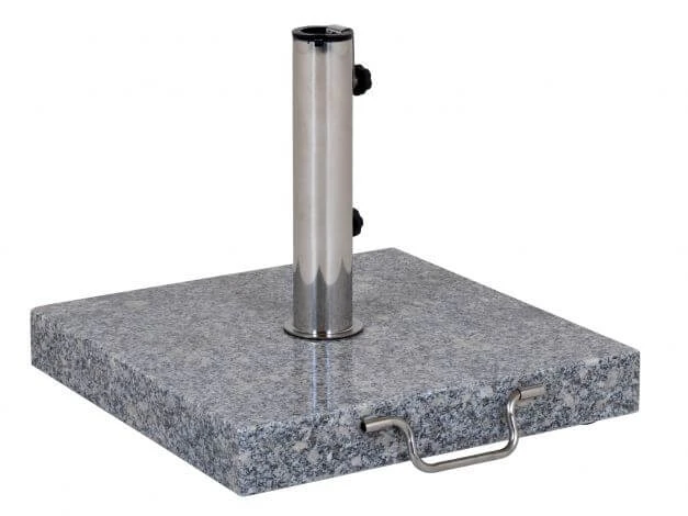 Schirmständer 35kg Granit Grau 45x45cm 3 Schirmständer 35kg Granit Grau 45x45cm