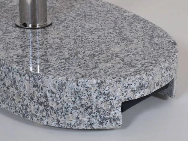 Sonnenschirmständer Granit 60kg Grau Teleskopgriff & Rollen 6 Sonnenschirmständer Granit 60kg Grau Teleskopgriff & Rollen – Bild 4