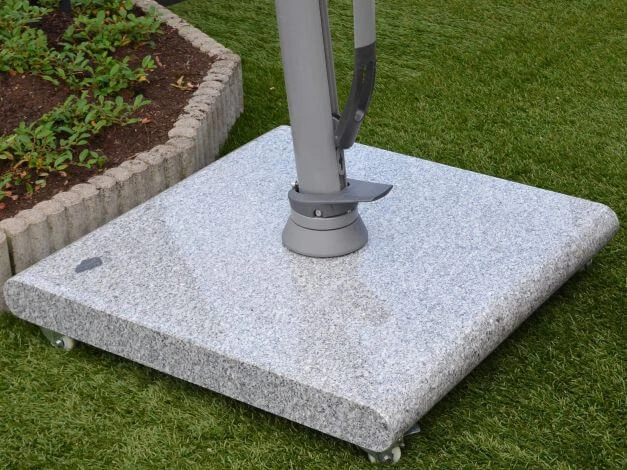 Granitsockel Mit Rollen 120kg 5-Loch-Aufnahme 5 Granitsockel Mit Rollen 120kg 5-Loch-Aufnahme – Bild 3