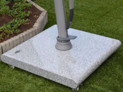 Granitsockel Mit Rollen 150kg 5-Loch-Aufnahme -Gartenmöbel Verkäufe granitsockel mit rollen 120kg m4 beispiel 627x627