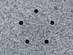 Granitsockel Mit Rollen 150kg 5-Loch-Aufnahme -Gartenmöbel Verkäufe granitsockel mit rollen 120kg m4 detailbild 627x627