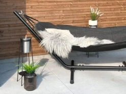 Outdoor Hängematte Mit Gestell Cobana Black -Gartenmöbel Verkäufe haengematte sackit cobana black ambientebild 1 627x627