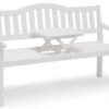 Holz Gartenbank Mit Tisch Weiß Sara 3-Sitzer 155cm 2 Holz Gartenbank Mit Tisch Weiß Sara 3-Sitzer 155cm -Gartenmöbel Verkäufe hillerstorp hockerbank weiss sara 160377 3 sitzer gartenbank 627x627