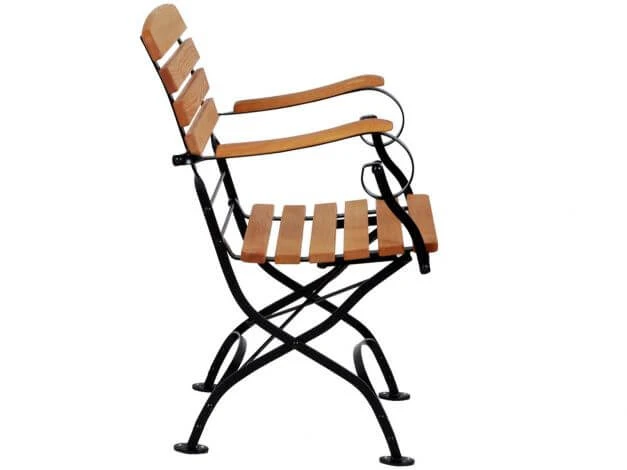 Holz Klappsessel Maja Flachstahl-Robinie 4 Holz Klappsessel Maja Flachstahl-Robinie – Bild 2