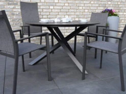 HPL Gartentisch Laveno Ø125cm Kreuzfuß Edelstahl Anthrazit 12 HPL Gartentisch Laveno Ø125cm Kreuzfuß Edelstahl Anthrazit -Gartenmöbel Verkäufe hpl gartentisch laveno rund detailbild hpl nero 3 627x627