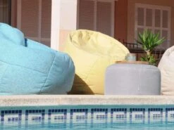 Outdoor Hocker Rondo Small Ø60cm Stoff Lounge -Gartenmöbel Verkäufe ikoonz hocker rondo small ambientebild 627x627